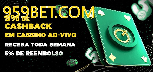 Promoções do cassino ao Vivo 959BET.COM